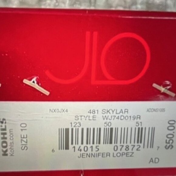 *NWT Jennifer Lopez Sculpt Jeggings - Embellished - Dk Blue Denim - Size 10 - Picture 4 of 4